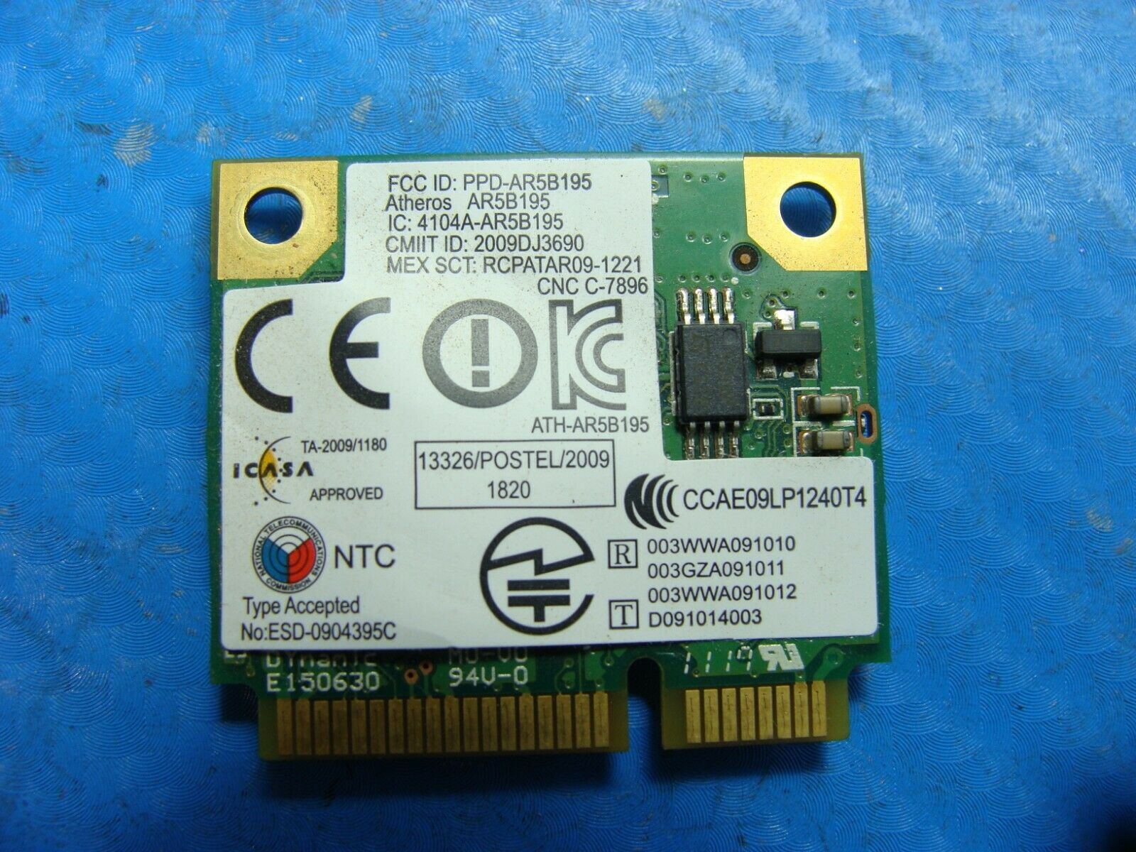 Sony VAIO VPCEG15EN 14" Genuine Laptop Wireless WiFi Card AR5B195 Sony