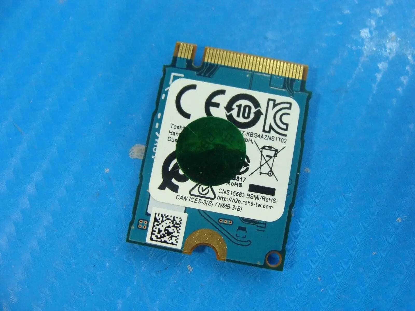 Dell 5401 Toshiba 128GB M.2 NVMe SSD Solid State Drive KBG40ZNS128G 9946M