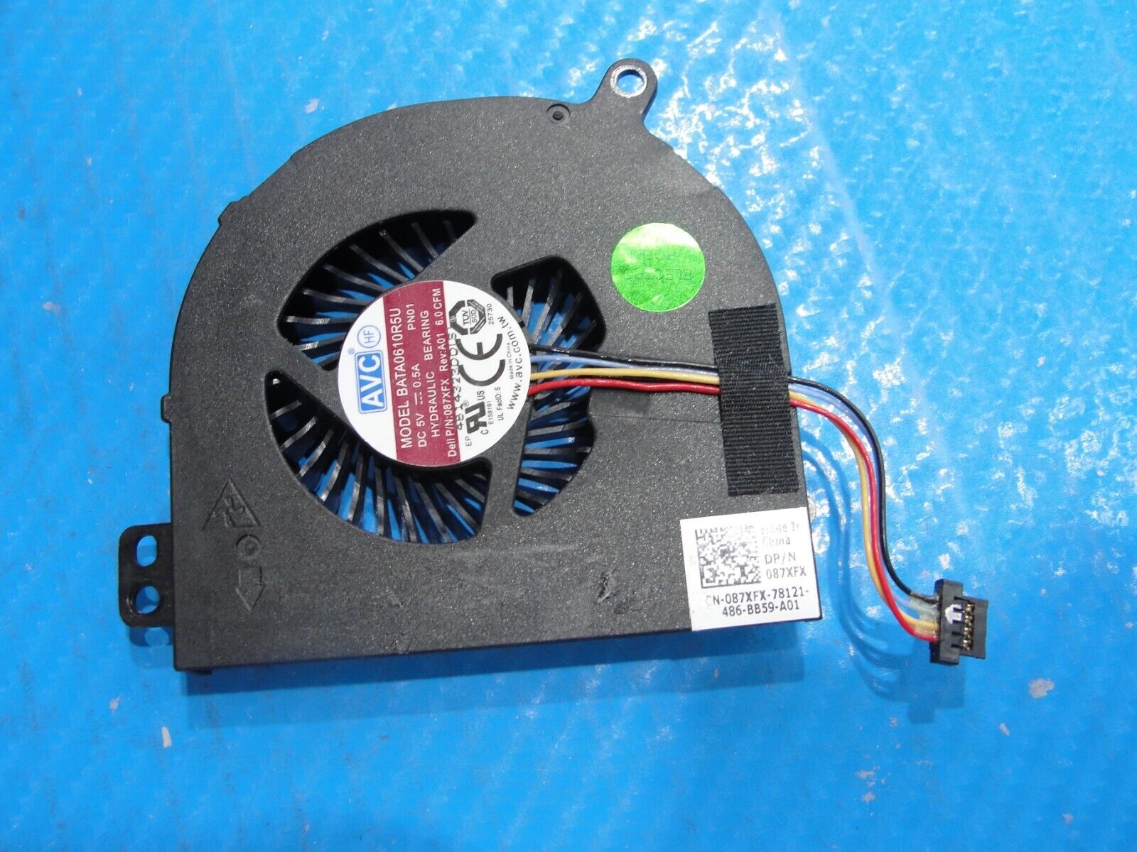 Dell Latitude 15.6" E5540 Genuine Laptop CPU Cooling Fan 87XFX