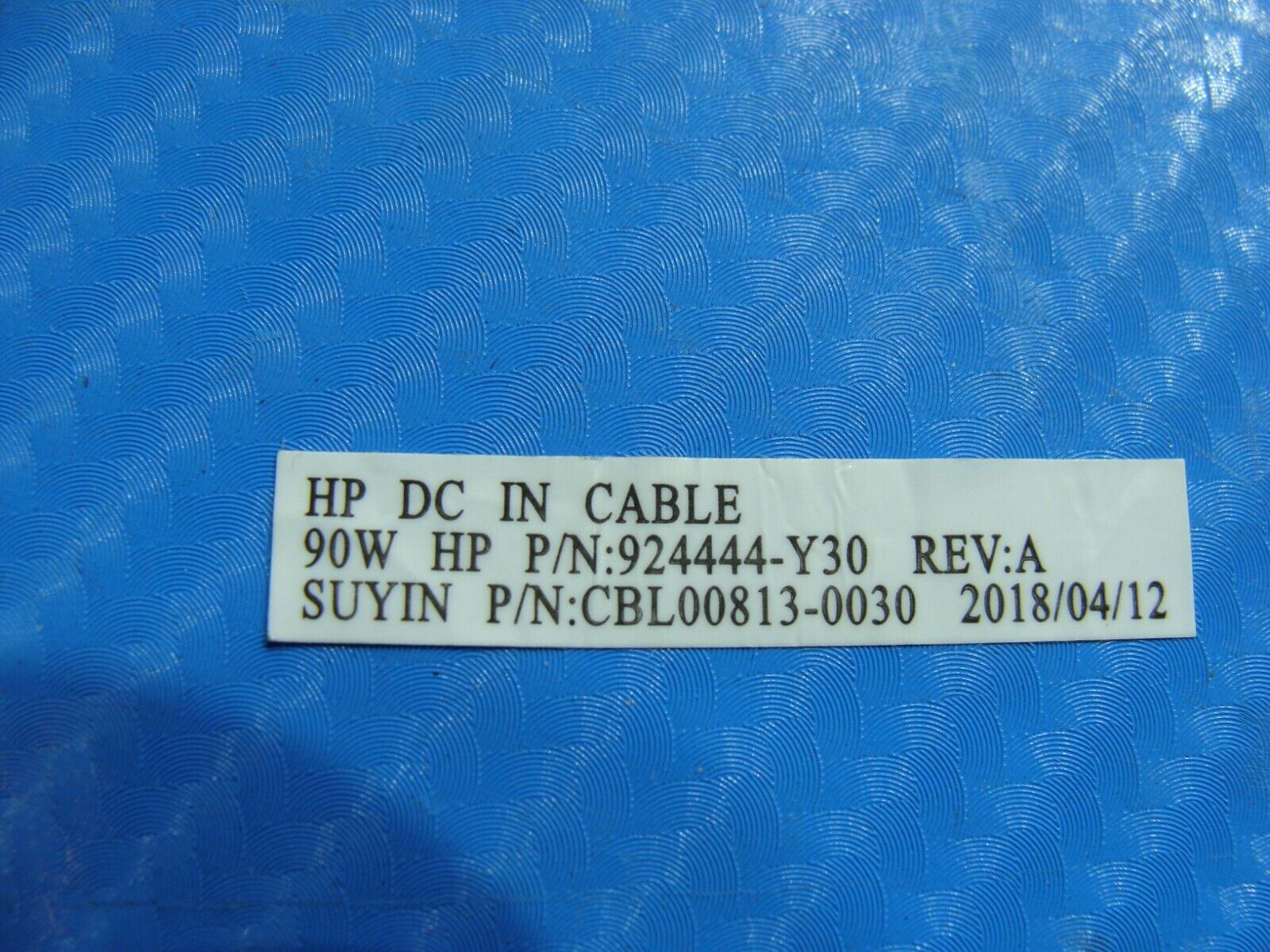 HP Probook 430 G5 13.3" Dc In Power Jack w/Cable 924444-Y30