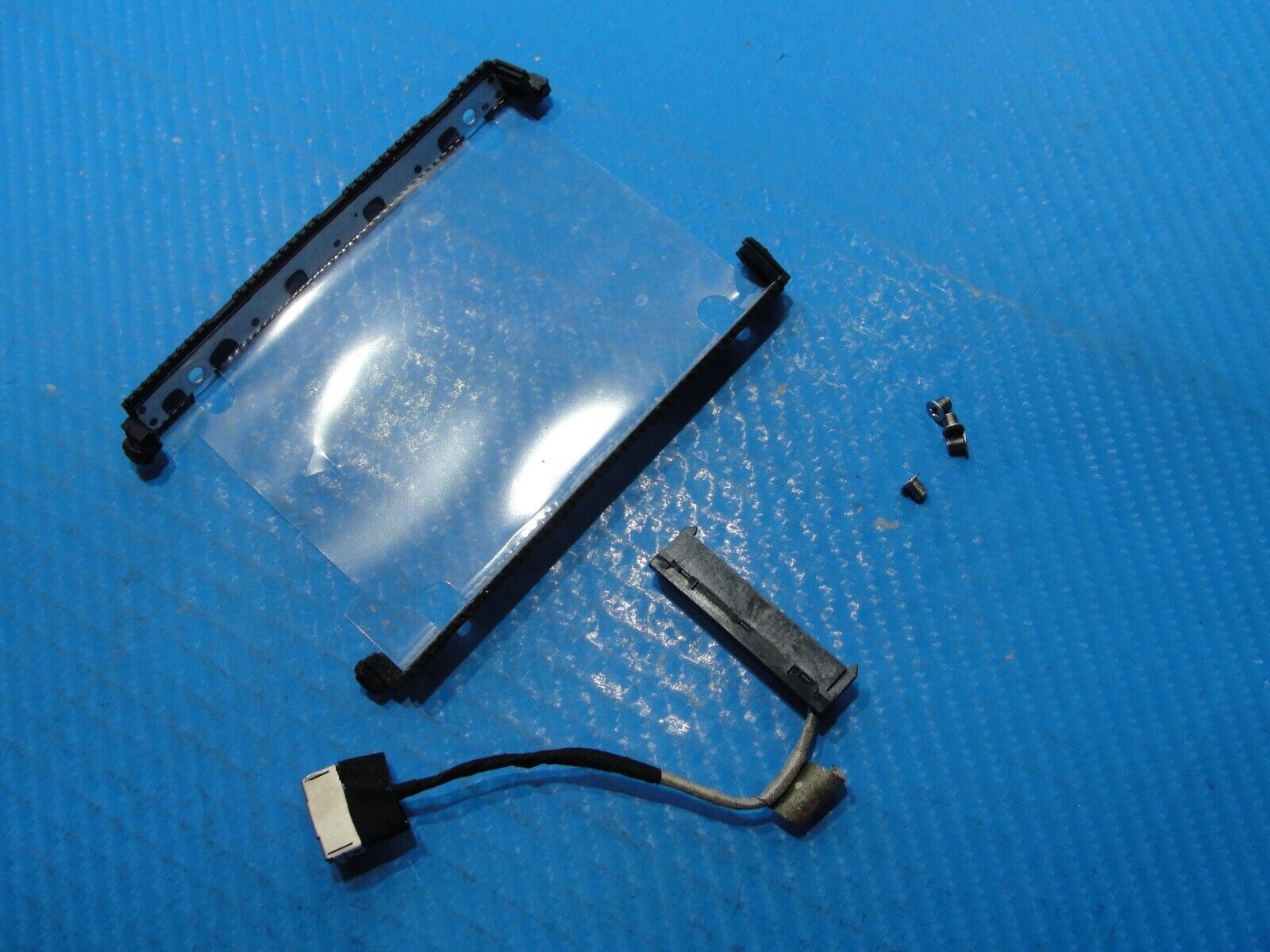HP Notebook 15-f215dx 15.6" Genuine HDD Hard Drive Caddy w/ Connector Screws