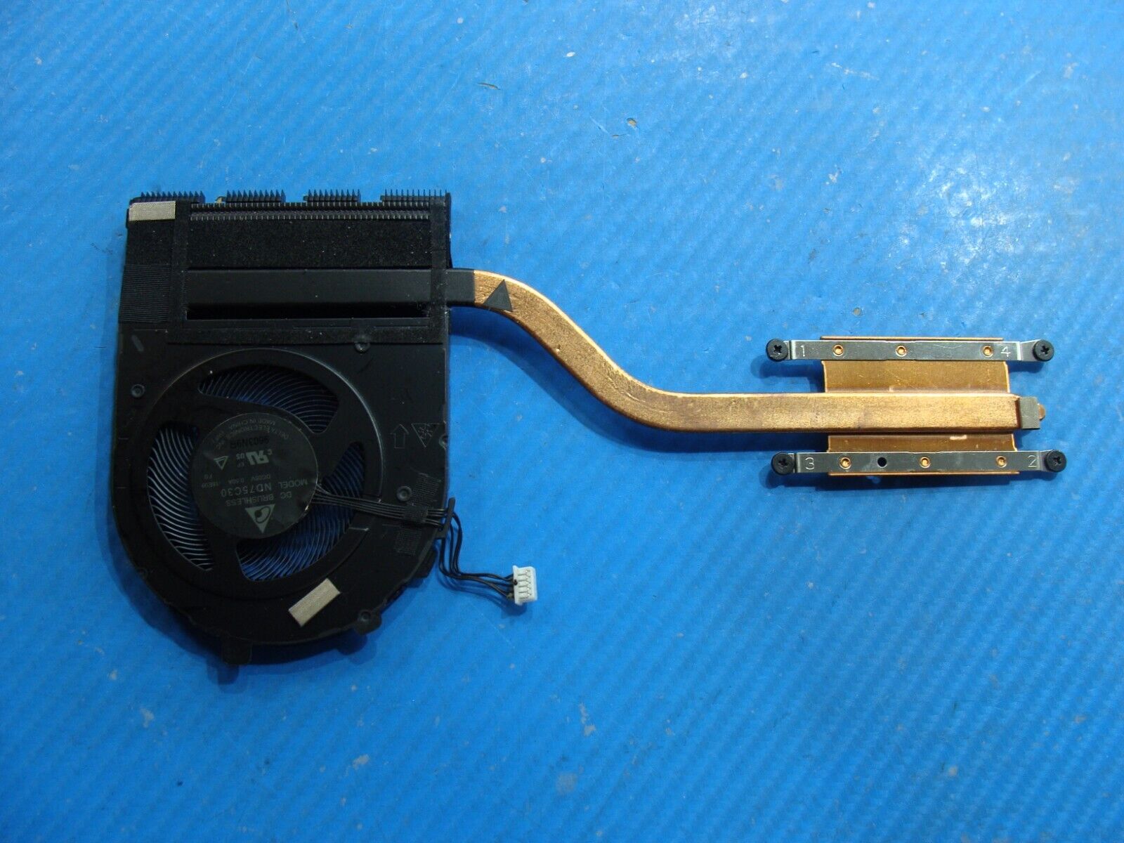 Lenovo ThinkPad E490 14" Genuine CPU Cooling Fan w/Heatsink 02DL825 AT1AH002DT0