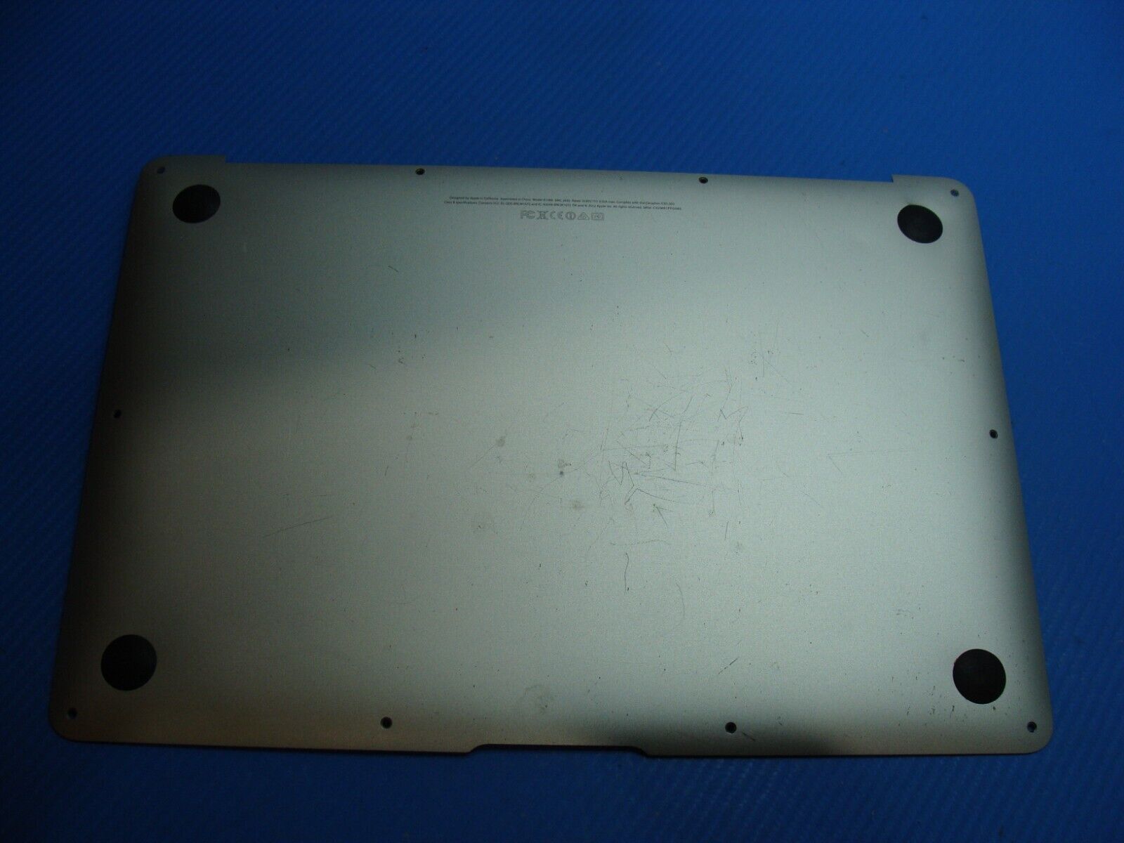 MacBook Air 13" A1466 Early 2014 MD760LL/B Genuine Bottom Case Silver 923-0443