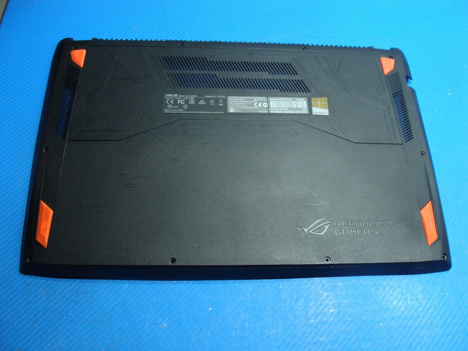 Asus Rog GL502VT-BSI7N27 15.6" Bottom Case Base Cover 13NB0AP1AP0411