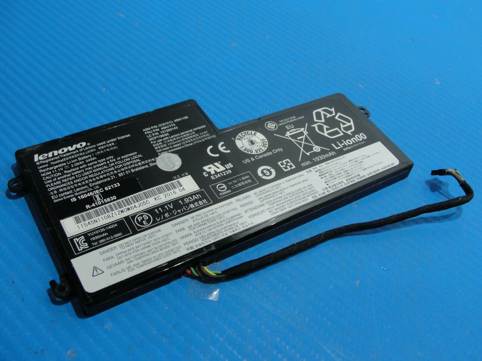 Lenovo ThinkPad T460 14" Genuine Battery 11.1V 24Wh 1930mAh 45N1108 45N1773 - Laptop Parts - Buy Authentic Computer Parts - Top Seller Ebay