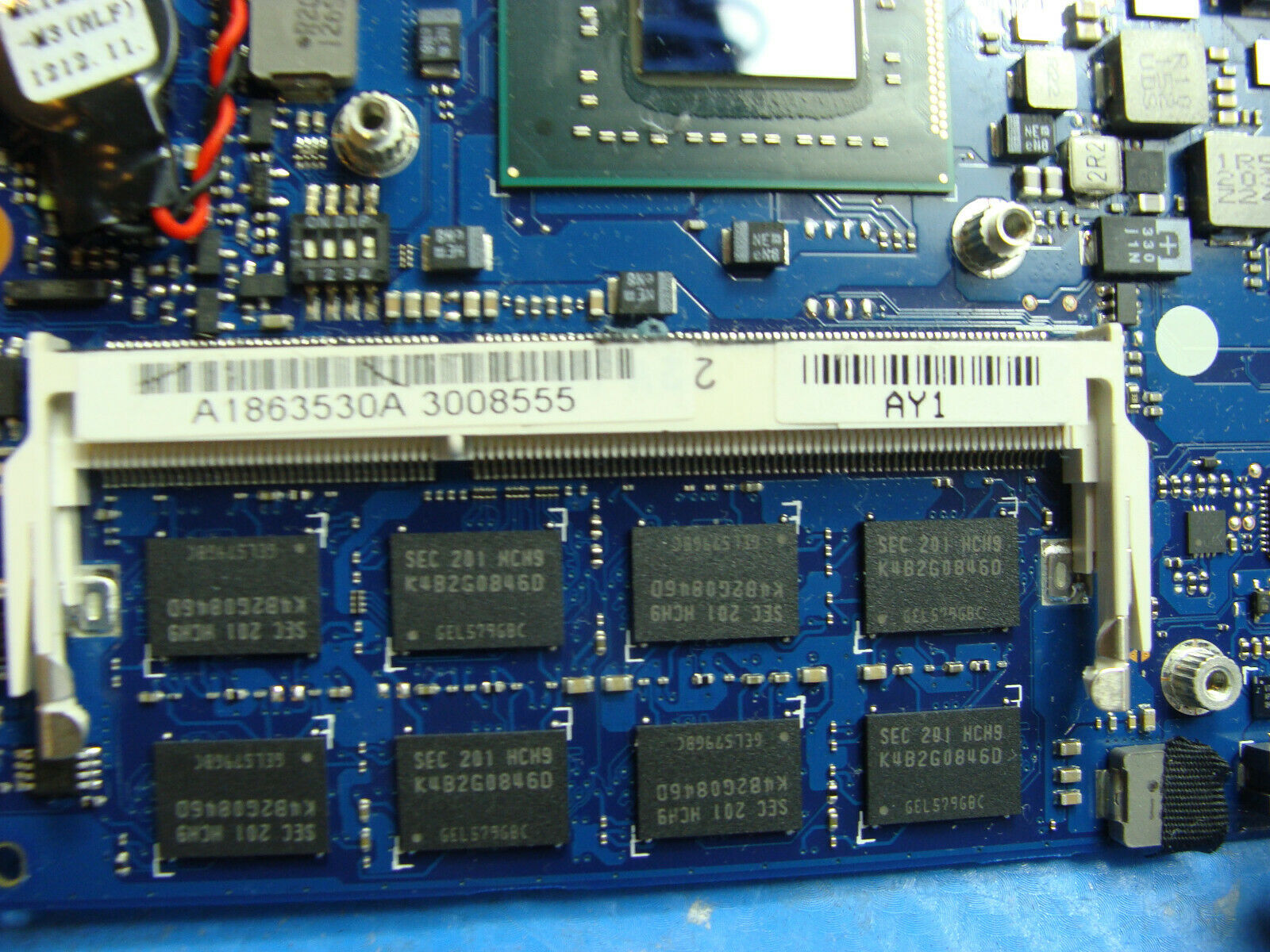 Sony VAIO VPCSE23FX 15.5" Genuine i5-2450m 4GB Motherboard A1863530A BAD AS IS Sony