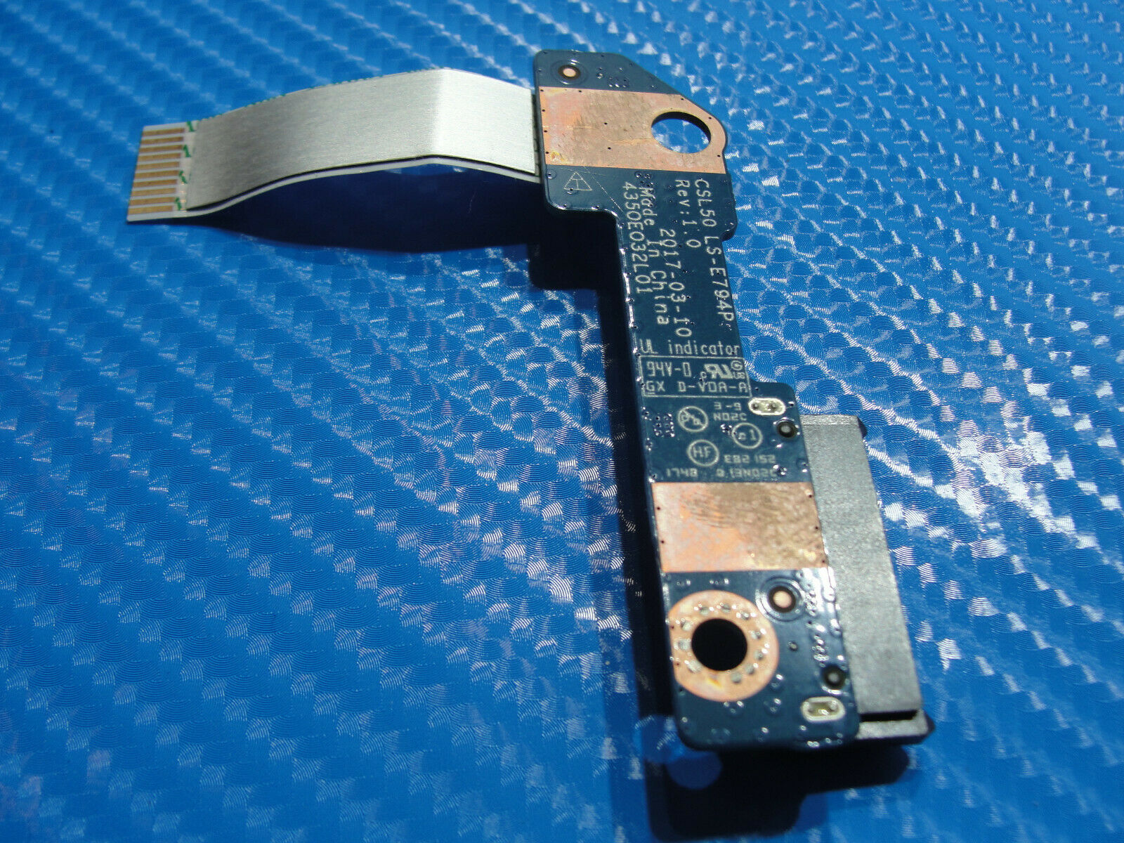 HP 15-bs015dx 15.6" Genuine Laptop DVD Connector Board w/Cable LS-E794P HP
