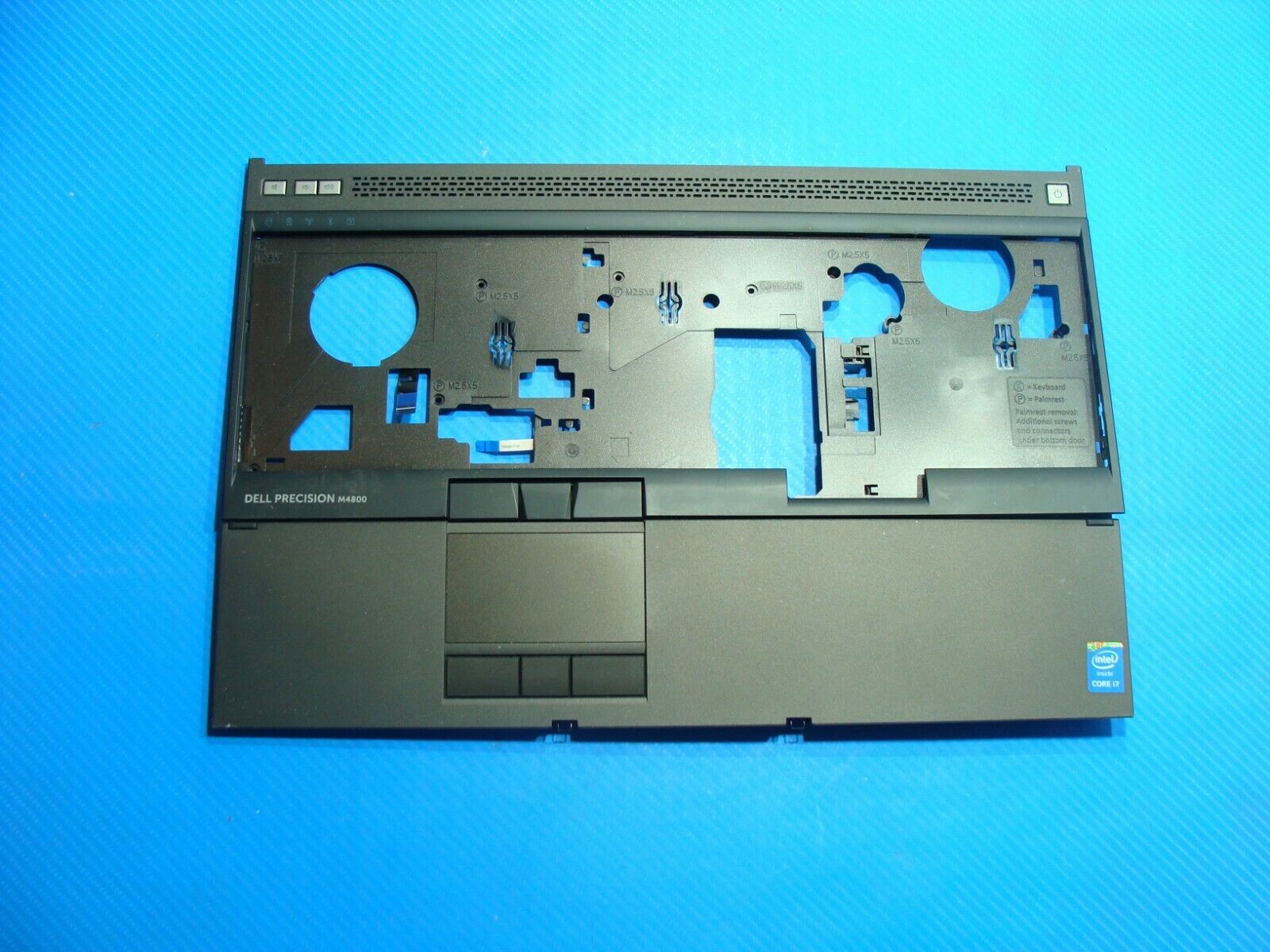 Dell Precision M4800 15.6" Palmrest w/Touchpad 30X9V AP0W1000100 GRADE A - Laptop Parts - Buy Authentic Computer Parts - Top Seller Ebay