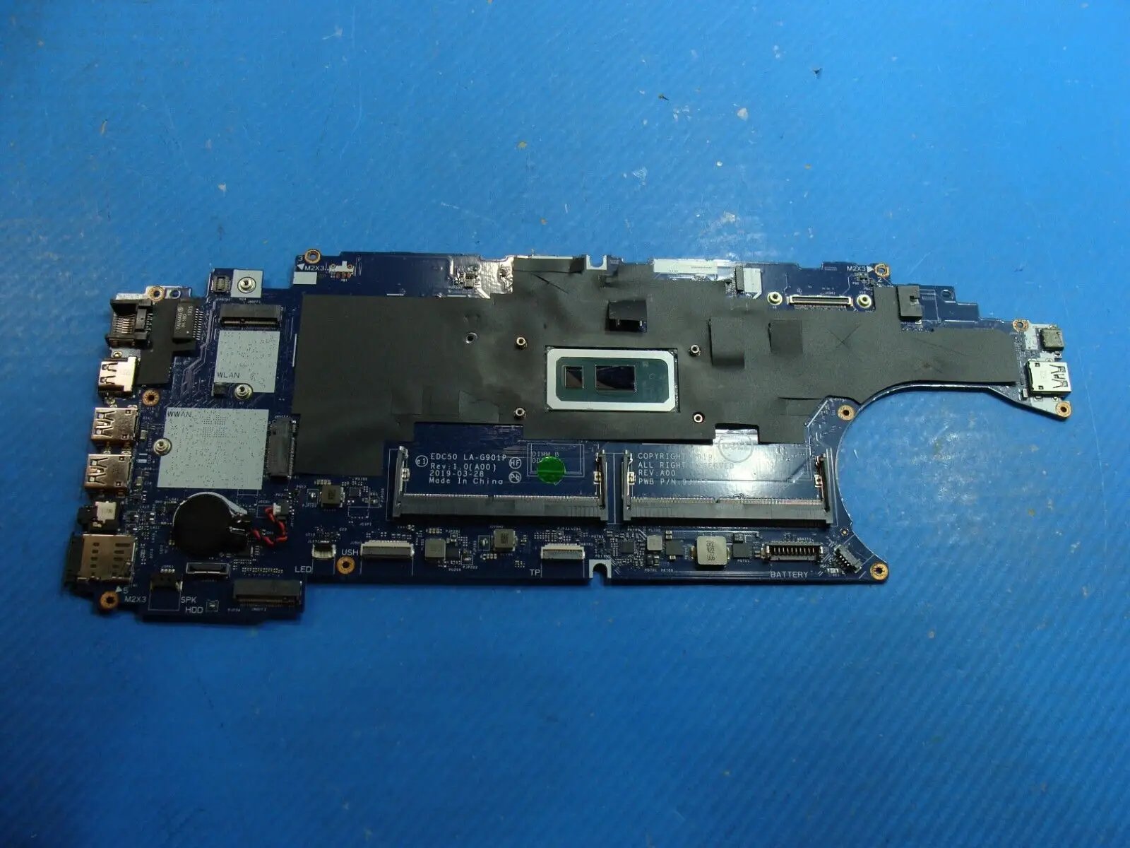 Dell Latitude 5500 15.6" Intel i5-8265u 1.6GHz Motherboard LA-G901P J16NW
