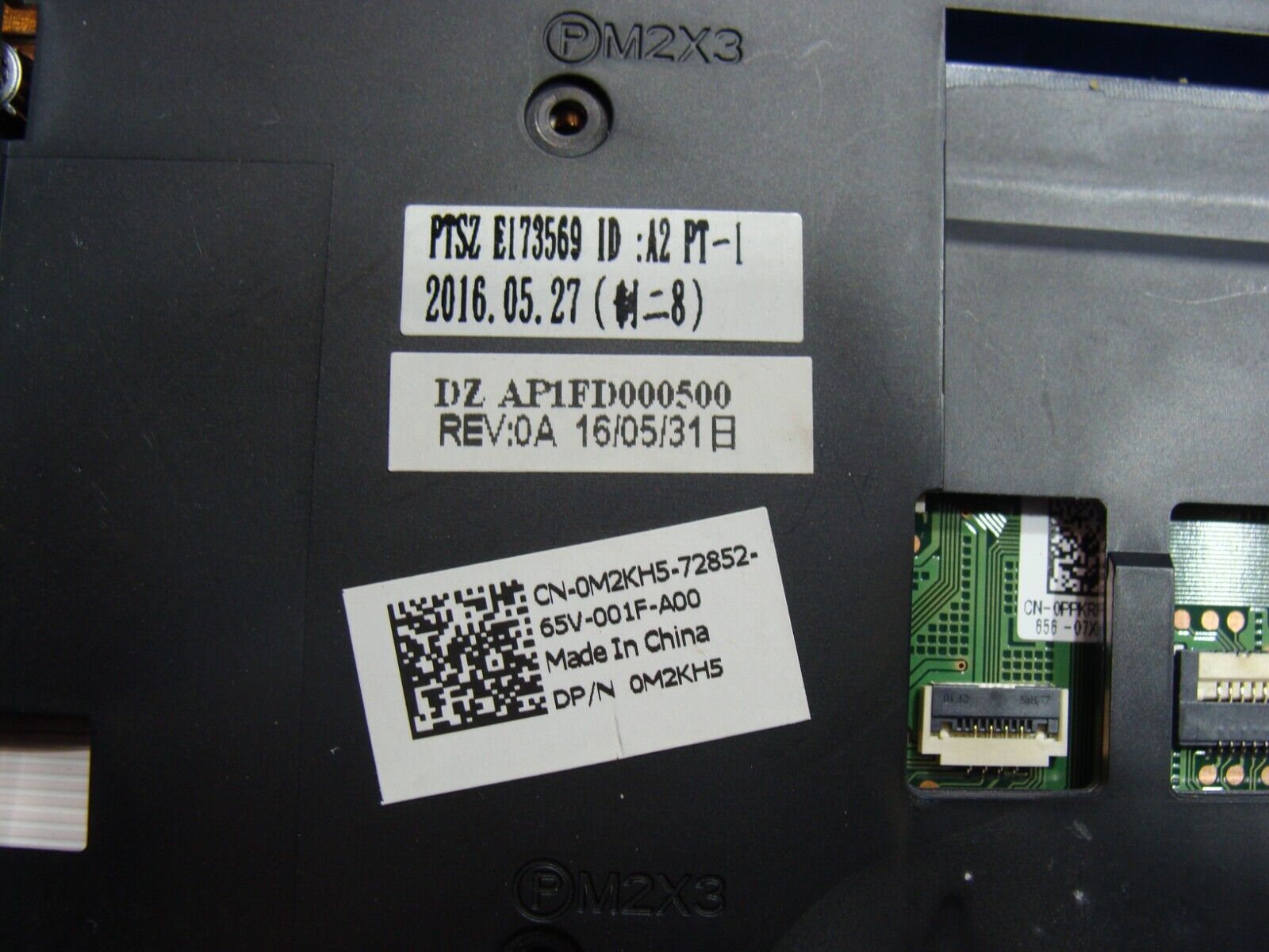 Dell Latitude E5470 14" Genuine Palmrest w/Touchpad & Hinge Cover M2KH5