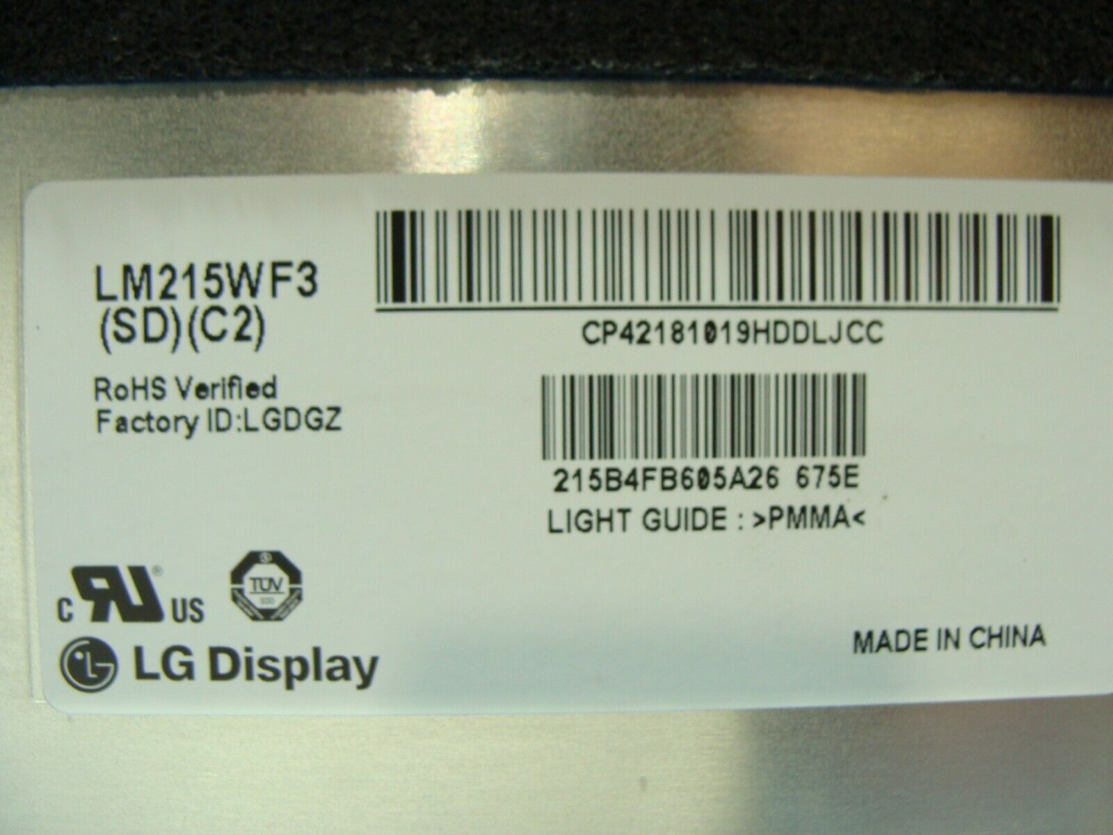 iMac 21.5" A1311 Mid 2011 MC309LL/A OEM Glossy LCD Screen LM215WF3 (SD)(C2) - Laptop Parts - Buy Authentic Computer Parts - Top Seller Ebay