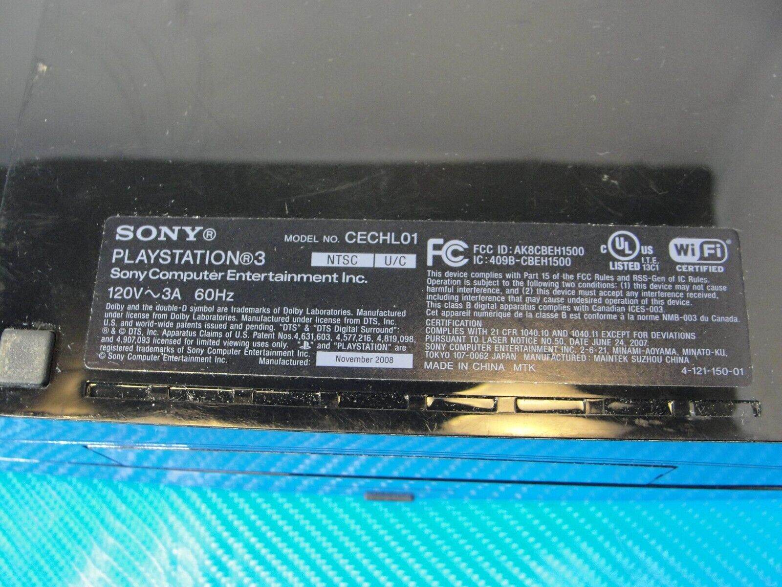 LOT of 2 PlayStation: Playstation 4 CUH-1100A, Playstation 3 CECHL01, Controller
