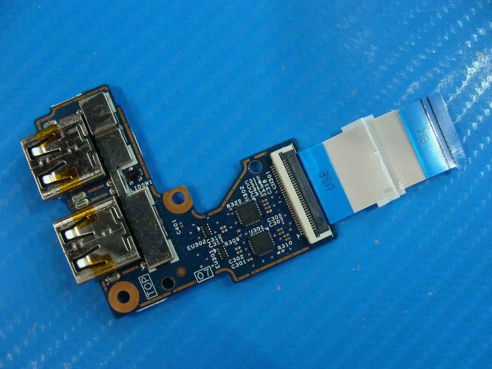 HP Pavilion x360 15-cr0087cl 15.6" Dual USB Port Board w/Cable 455.0EH02.0001