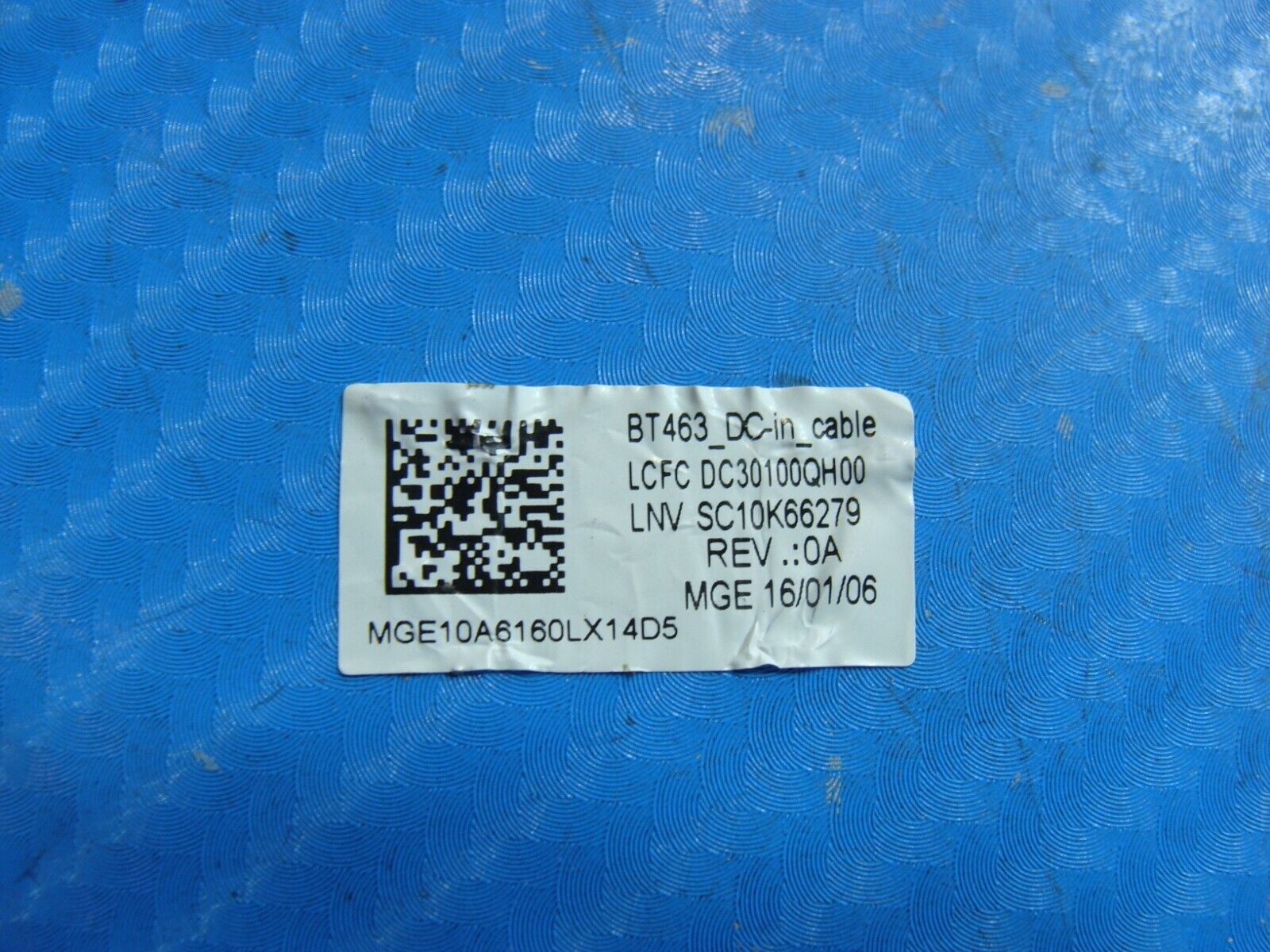 Lenovo ThinkPad T460p 14"Genuine DC In Power Jack w/Cable DC30100QH00 SC10K66279