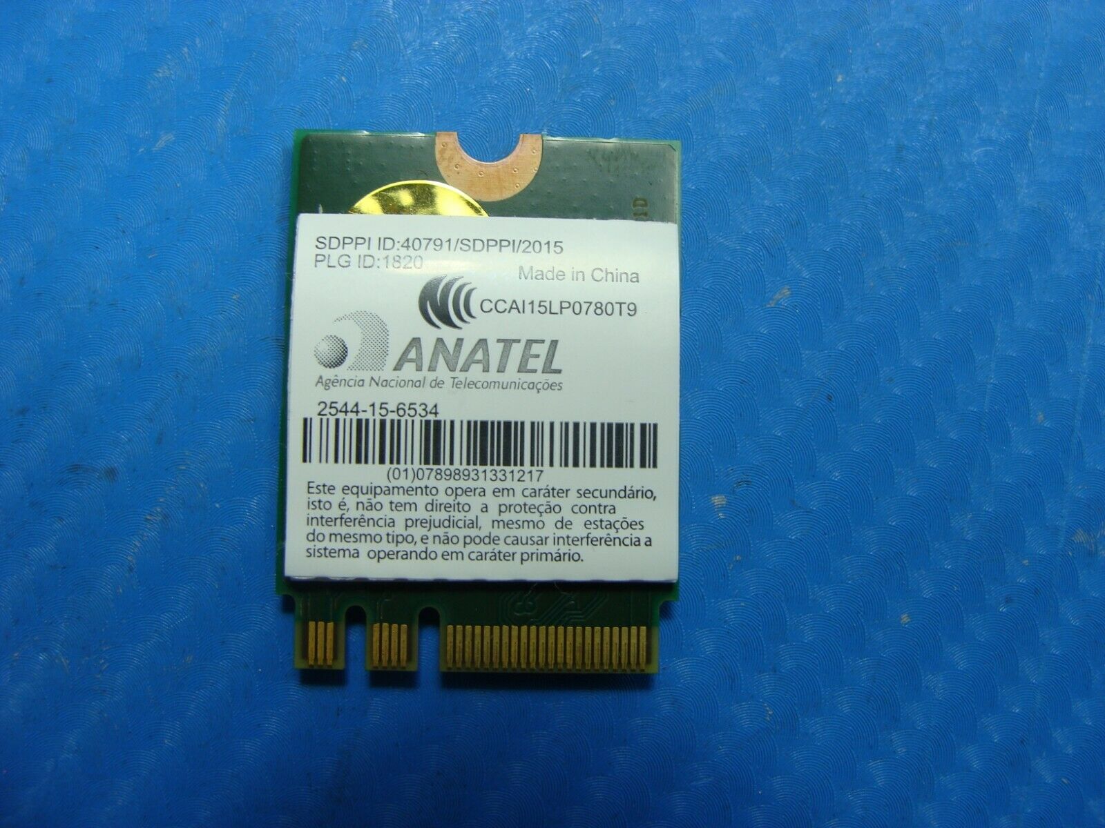 Acer Predator Helios G3-571-77QK 15.6" Genuine WiFi Wireless Card QCNFA344A 