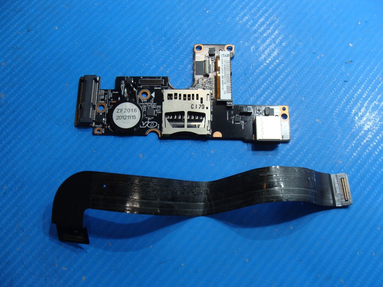 Lenovo IdeaPad Yoga 13 13.3" Genuine USB Card Reader Board w/Cable 11200992