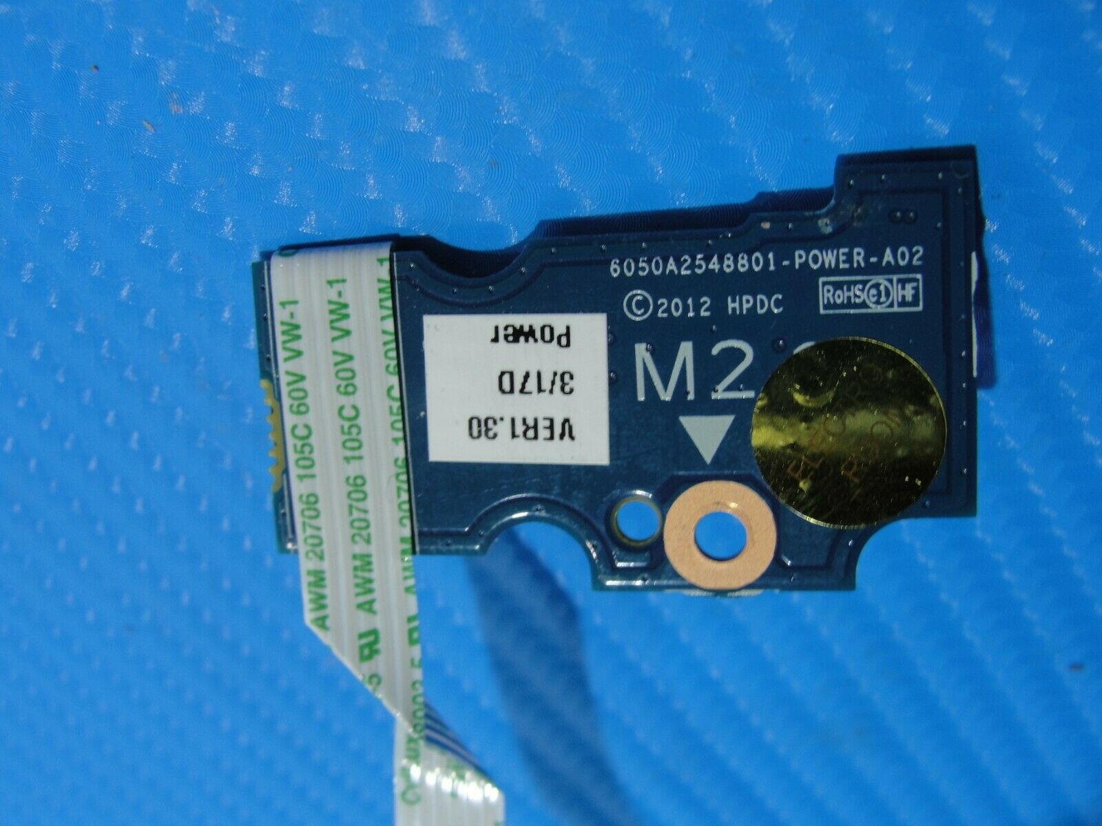 HP ENVY 15-q493cl 15.6" Genuine Laptop Power Button Board w/Cable 6050A2548801 HP