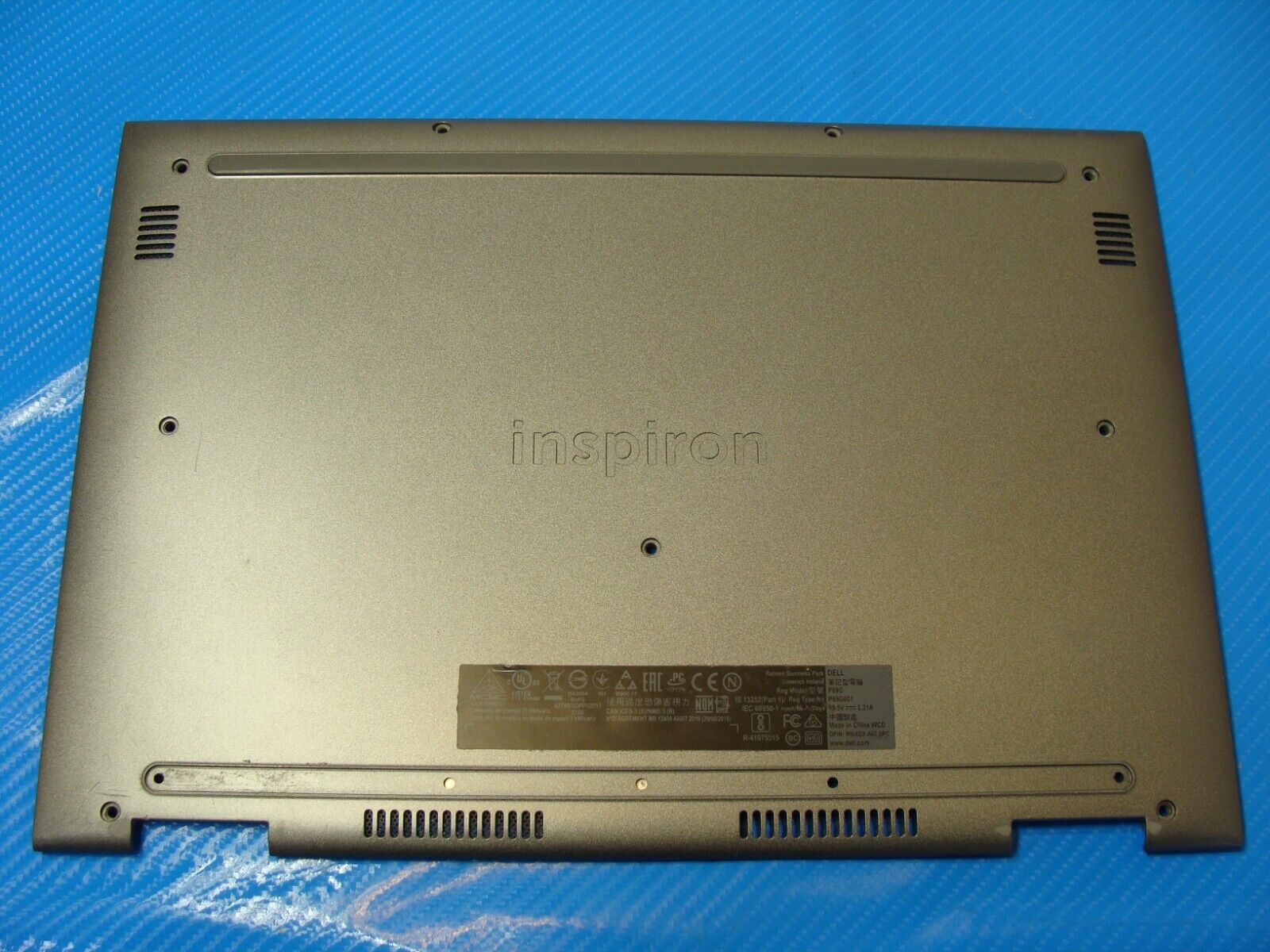 Dell Inspiron 13 5379 13.3" Genuine Bottom Case Base Cover KWHKR