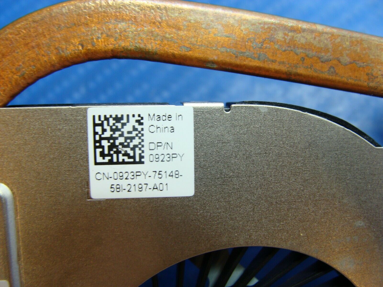 Dell Inspiron 15.6" 15 5558 CPU Cooling Fan w/Heatsink AT1AO001DT0 923PY GLP* - Laptop Parts - Buy Authentic Computer Parts - Top Seller Ebay