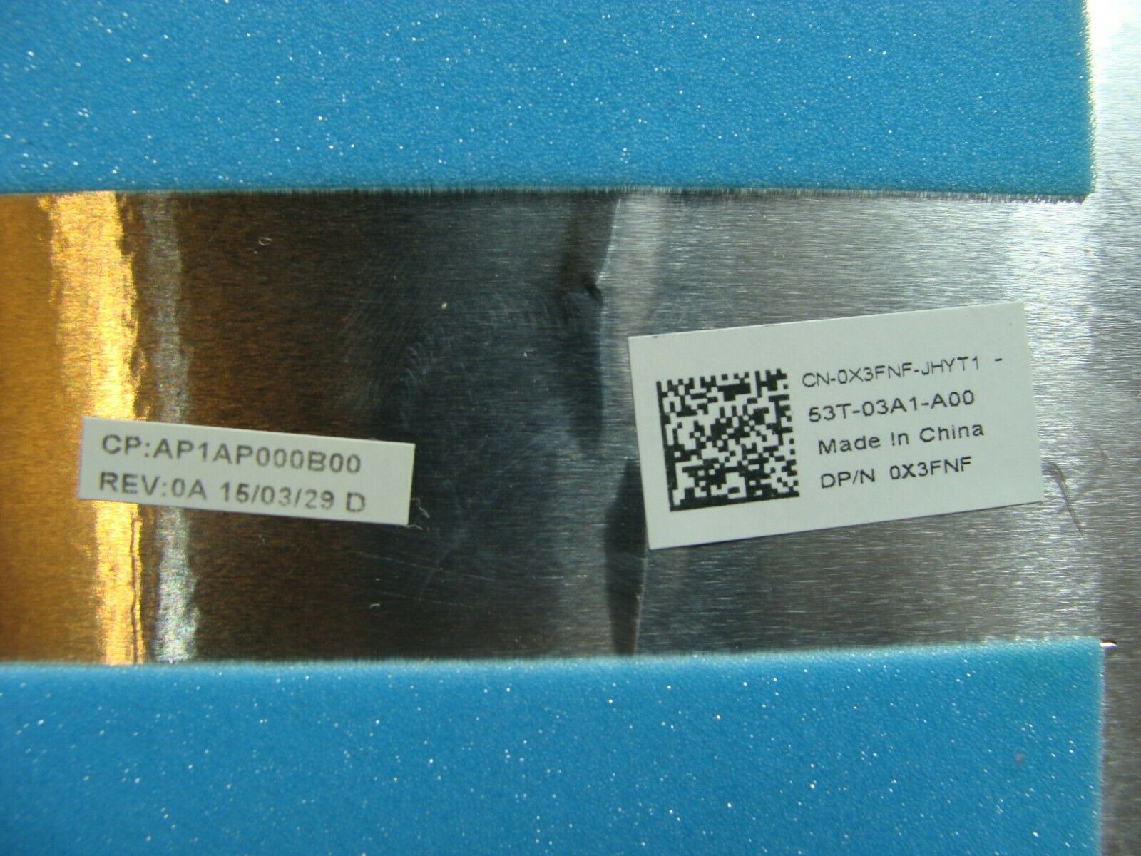 Dell Vostro 3558 15.6" OEM Bottom Case w/Cover Door Speakers X3FNF AP1AP000B00 Dell