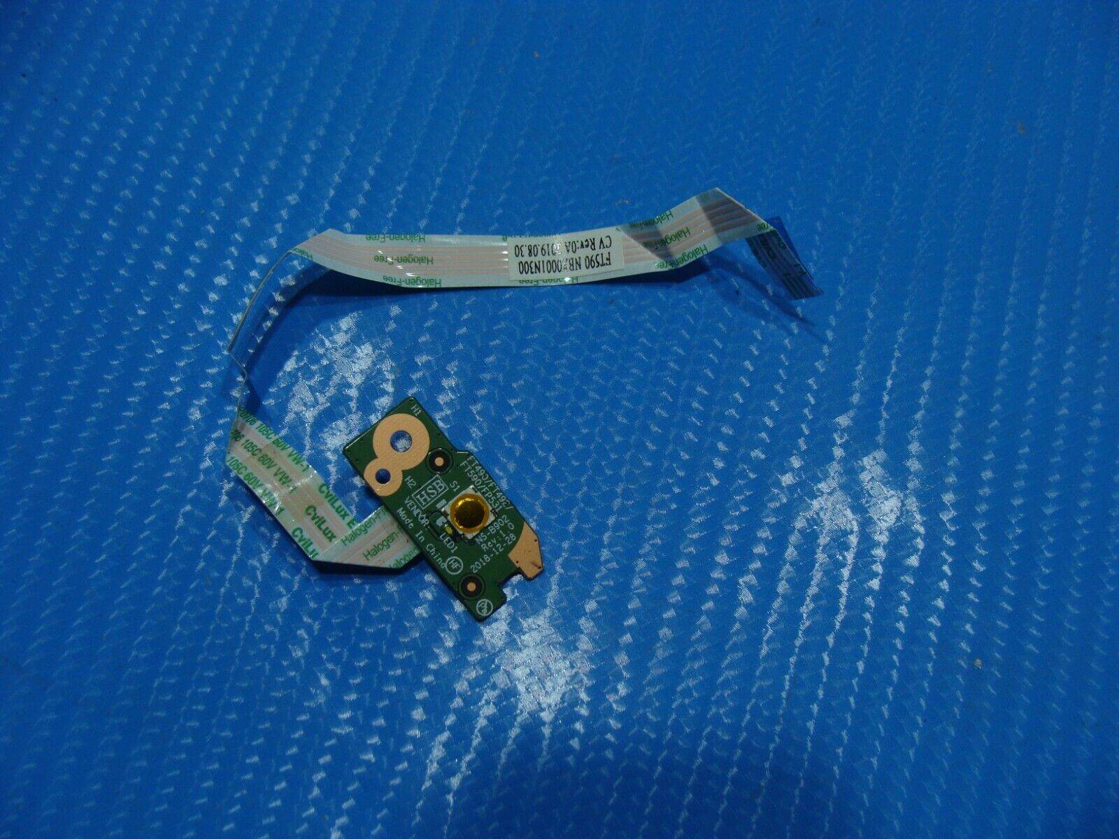 Lenovo ThinkPad 15.6” T590 Genuine Laptop Power Button Board w/Cable NS-B902