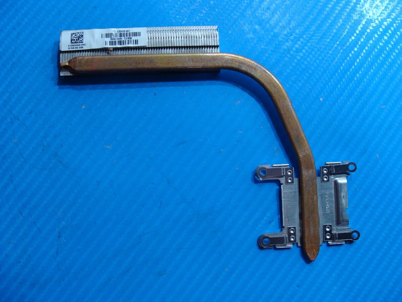 HP 15.6" 15-da0032wm Genuine Laptop CPU Cooling Heatsink L20470-001 AT29M0030K0