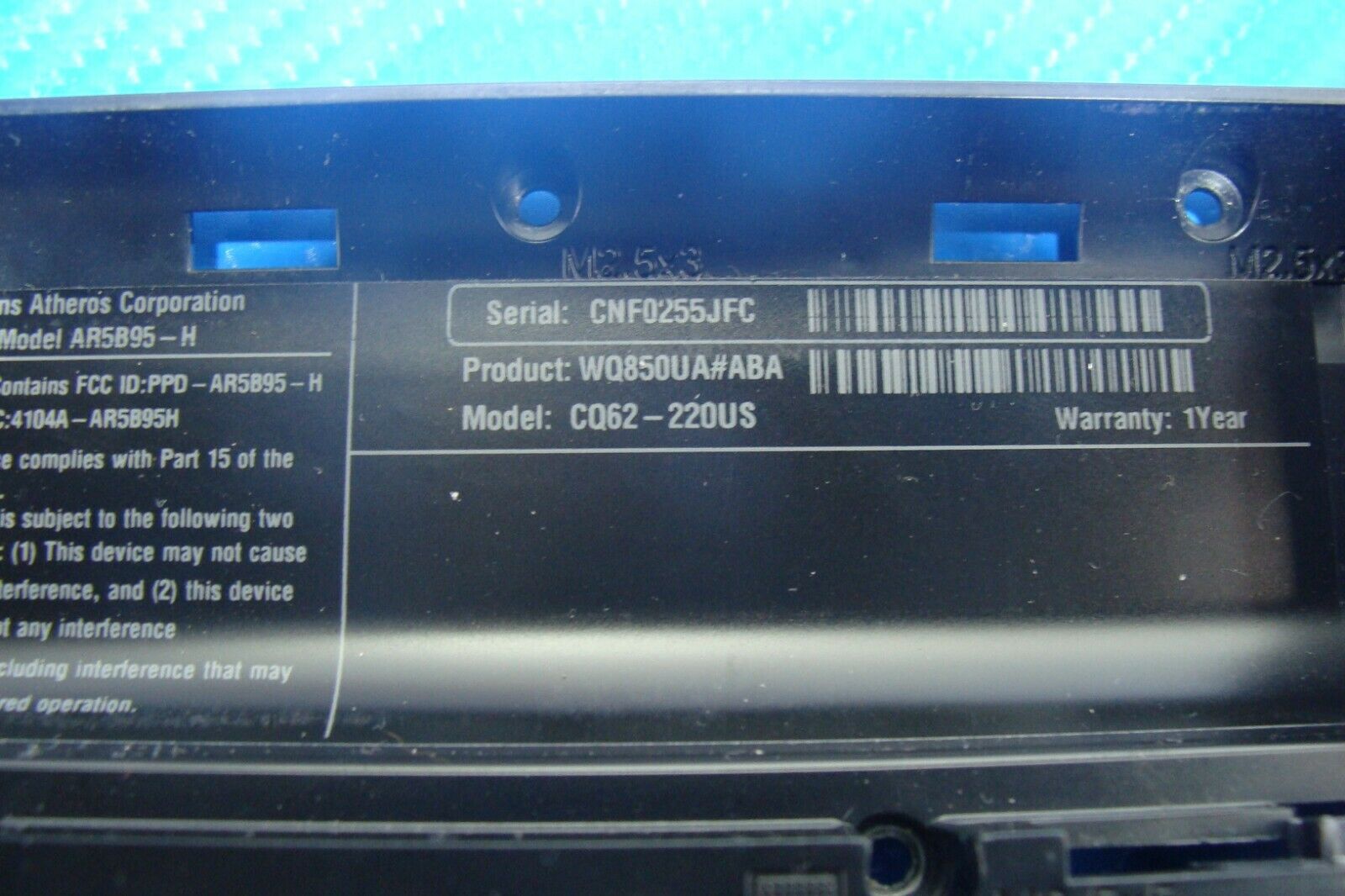 HP Compaq Presario 15.6" CQ62-220US Genuine Bottom Case w/Cover Doors 33AX6TPA03 - Laptop Parts - Buy Authentic Computer Parts - Top Seller Ebay
