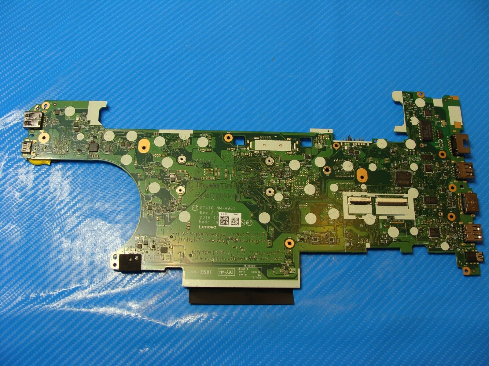Lenovo ThinkPad 14" T470 OEM Intel i5-7300U 2.6GHz Motherboard NM-A931 01HX648