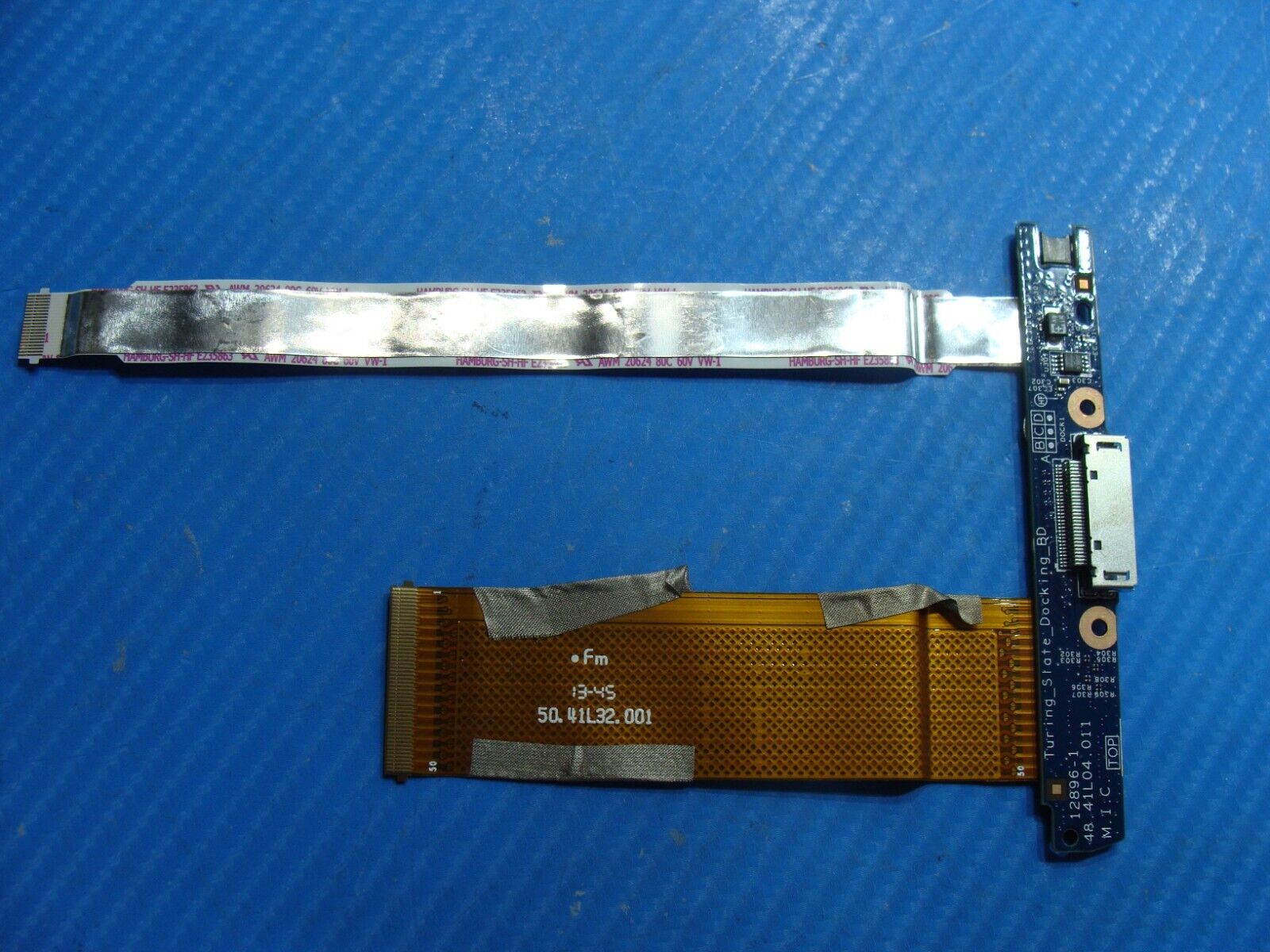 HP Split x2 13-g210dx 13.3" Docking Connector Board w/Cables 48.41L04.011