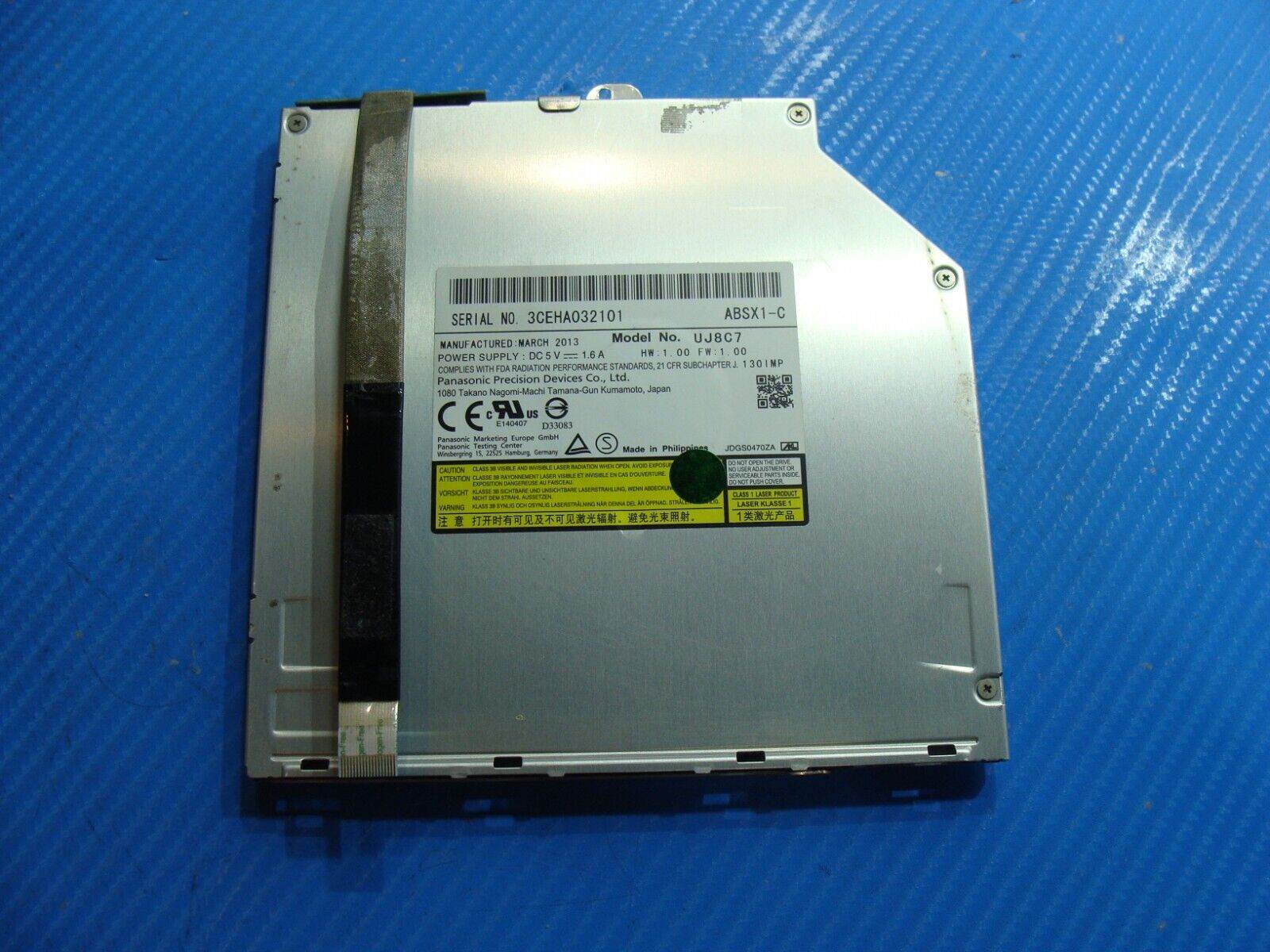 Sony Vaio 13.3” SVS131E21T SVS13138CCB OEM DVD Optical Drive UJ8C7 ABSX1-C