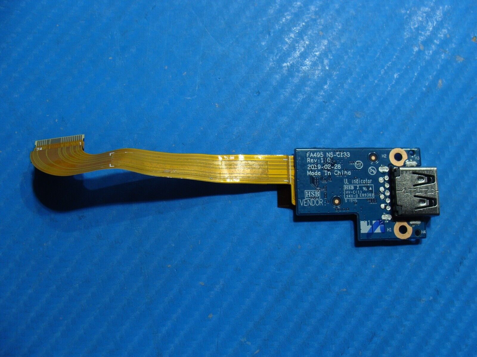 Lenovo Thinkpad T495 14" Genuine Laptop USB Board w/ Cable NS-C133