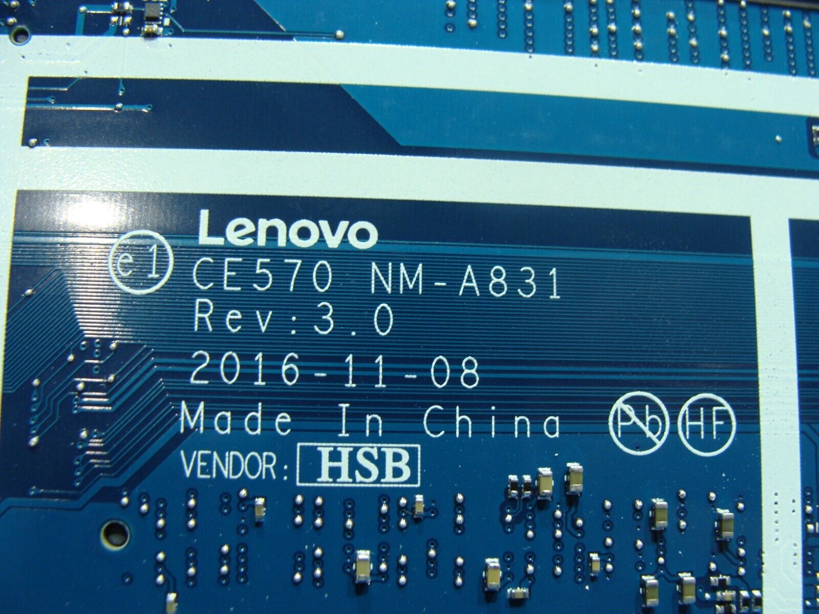 Lenovo ThinkPad E570 15.6" Intel i7-7500U 2.7GHz GTX 950M Motherboard 01EP403