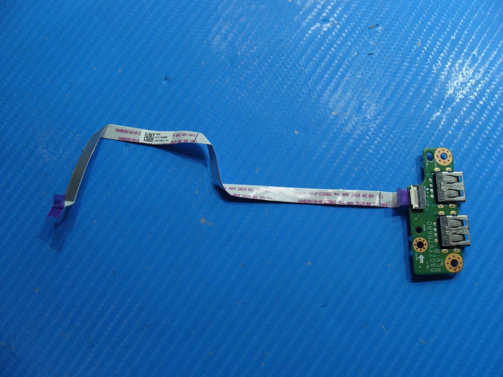 Acer Aspire 17.3" E5-721-20GJ Genuine Dual USB Port Board w/Cable DA0ZYVTB6B0