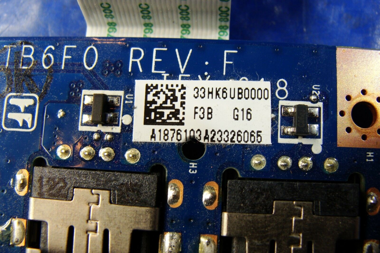 Sony Vaio SVE151190X 15.6" Genuine Laptop USB Port Board w/Cable DA0HK6TB6F0 Sony