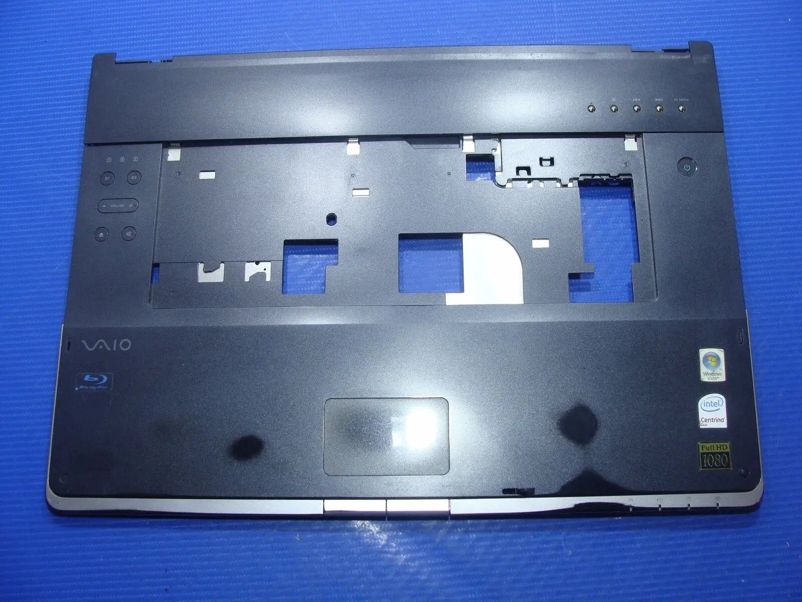 Sony Vaio 17.1" PCG-8Z2L Genuine Laptop Palmrest w/TouchPad 1P-1072501-8010
