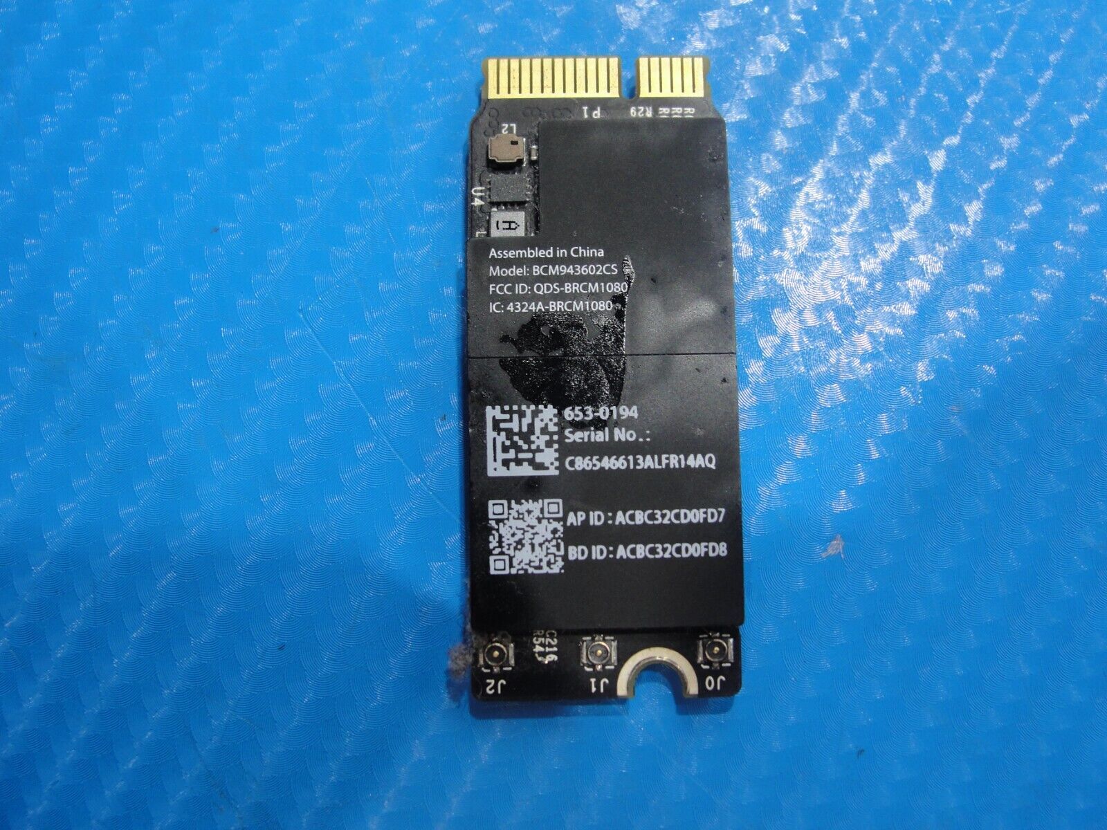 MacBook Pro 13" A1502 2015 MF839LL/A MF840LL/A MF841LL/A Wireless Card 661-02363