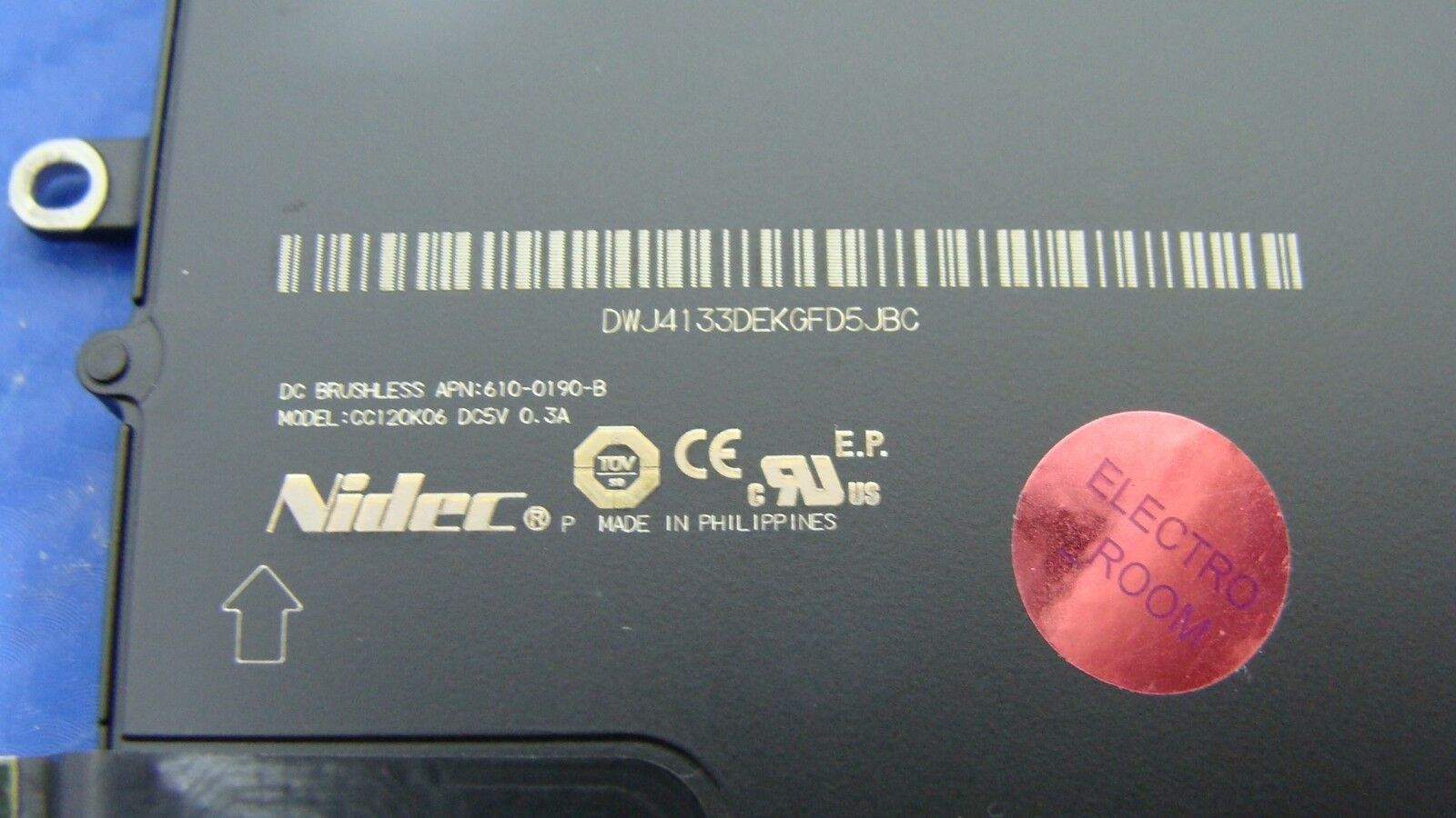 MacBook Pro 13" A1502 ME864LL Genuine CPU Cooling Fan 076-1450 GLP* - Laptop Parts - Buy Authentic Computer Parts - Top Seller Ebay