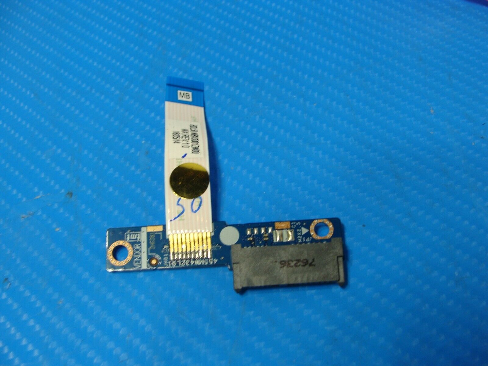 HP Notebook 15-ay015dx 15.6" DVD Optical Drive Connector Board w/Cable LS-C706P HP