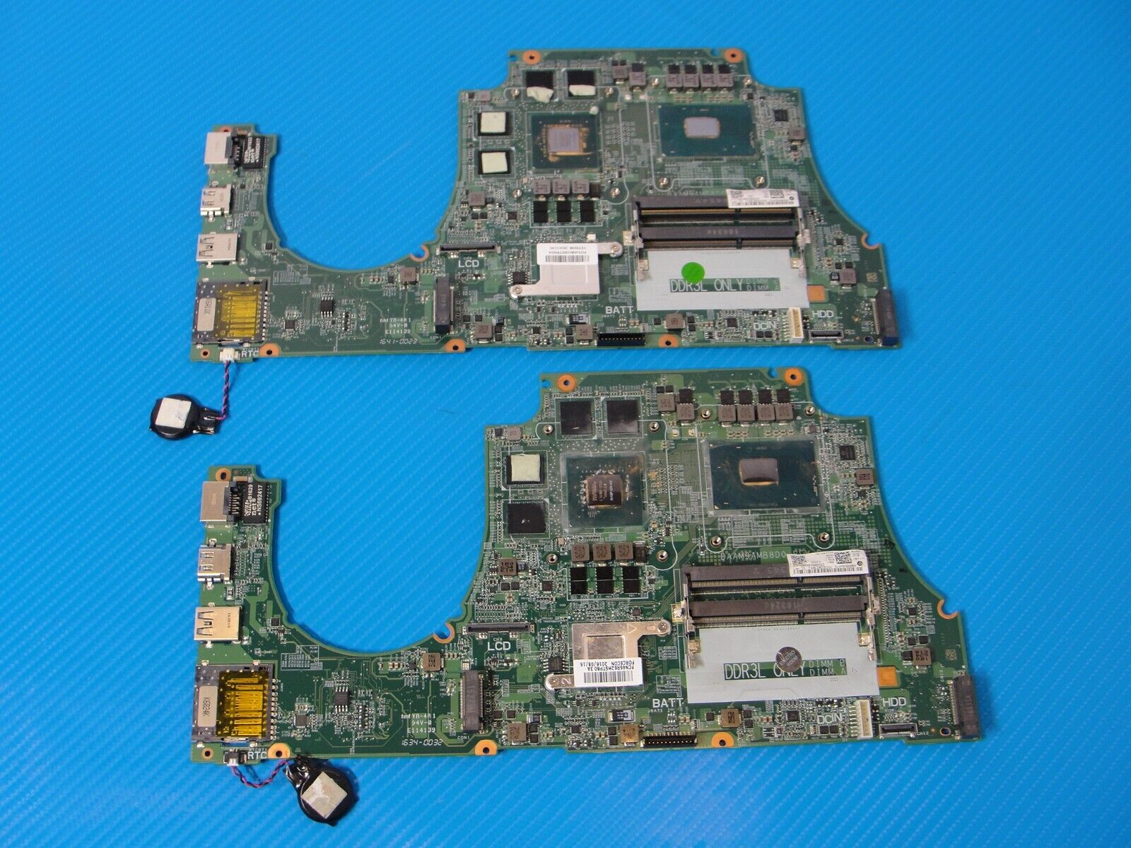 LOT of 2x Dell Inspiron 15 7559 15.6" i7-6700hq GTX960m Motherboard MPYPP (READ)