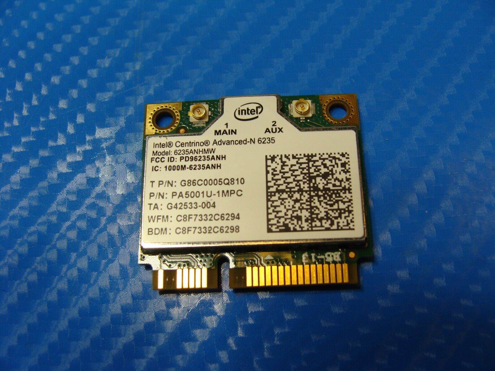 Toshiba Portege 13.3” Z930 Genuine Laptop Wireless WiFi Card 6235ANHMW