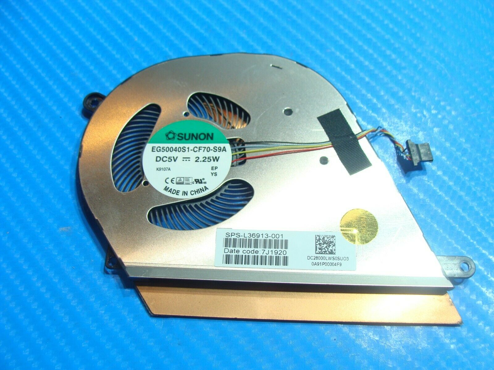 HP Chromebook x360 14" 14-da0011dx OEM CPU Cooling Fan L36913-001 DC28000LWS0 - Laptop Parts - Buy Authentic Computer Parts - Top Seller Ebay