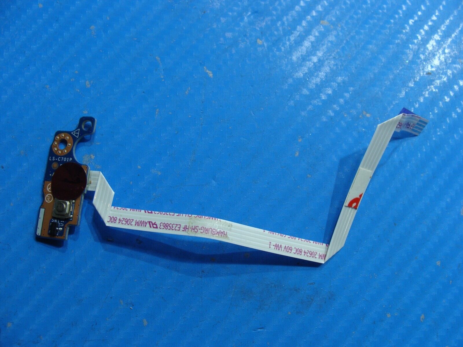 HP  15.6" 15-ac142dx Genuine Laptop Power Button Board w/Cable LS-C701P