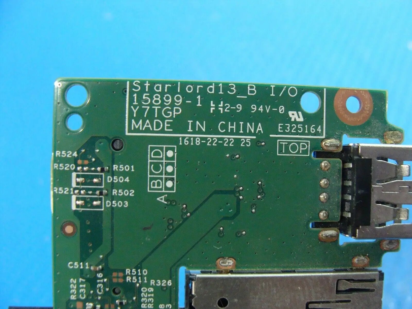 Dell Inspiron 17 7778 17.3" USB SD Card Reader Board w/Cable 1379X Y7TGP