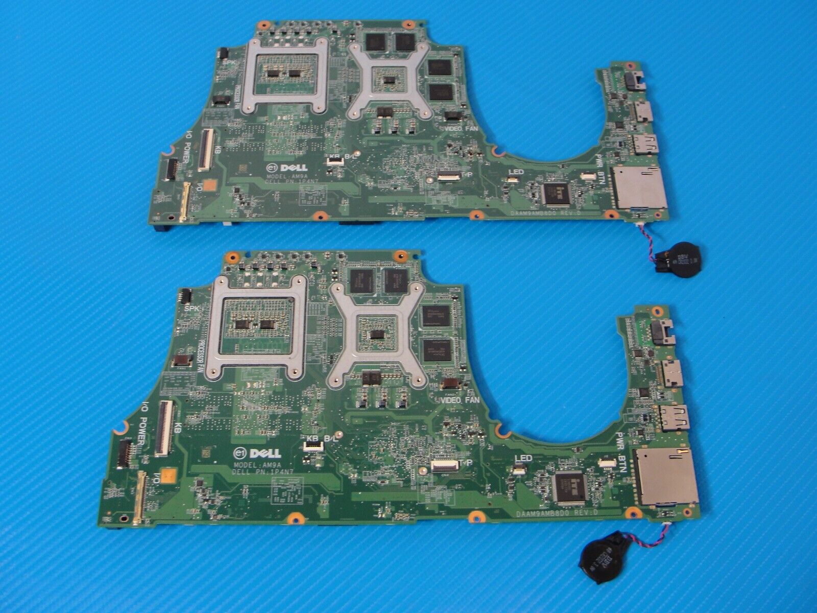 LOT of 2x Dell Inspiron 15 7559 15.6" i7-6700hq GTX960m Motherboard MPYPP (READ)