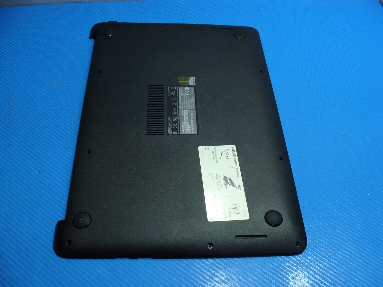 Asus 15.6" K501UX-AH71 Genuine Bottom Case Base Cover Black 13NB08P1AP0221
