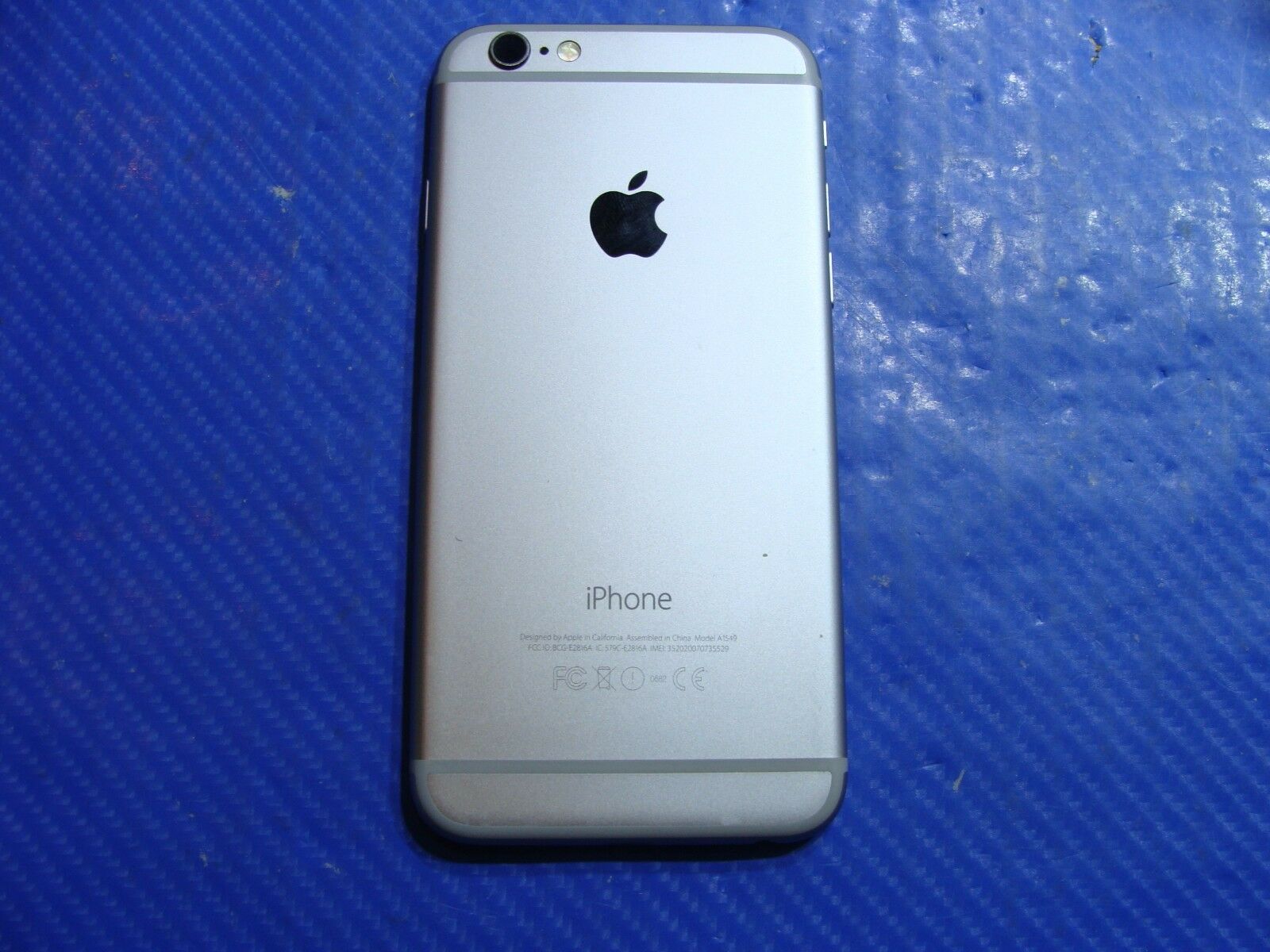 iPhone 6 A1549 4.7" 16GB Verizon MG5X2LL Genuine Back Cover w/ Battery Apple iPhone