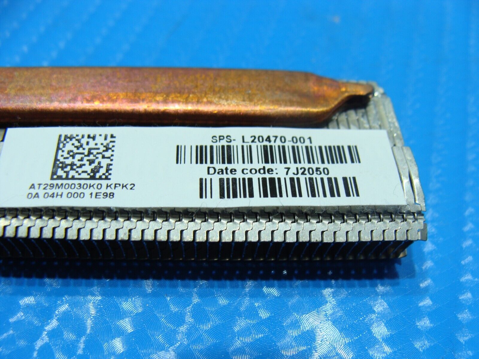 HP 15t-da200 15.6" CPU Cooling Heatsink L20470-001 AT29M0030K0
