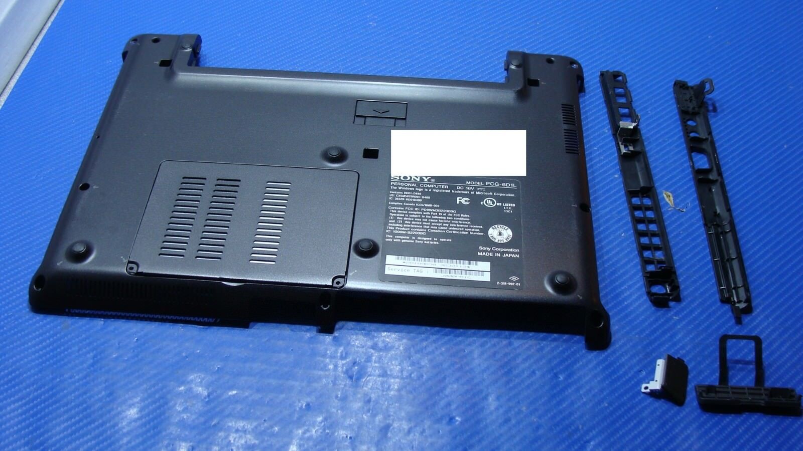 Sony VAIO 13.3 PCG-6D1L VGN-S260 OEM Laptop Bottom Case w/Cover Door 4-683-178