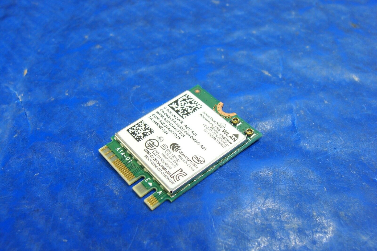 Dell Inspiron 15.6" 15-3558 Genuine Laptop WiFi Wireless Card 3160NGW N2VFR GLP* - Laptop Parts - Buy Authentic Computer Parts - Top Seller Ebay
