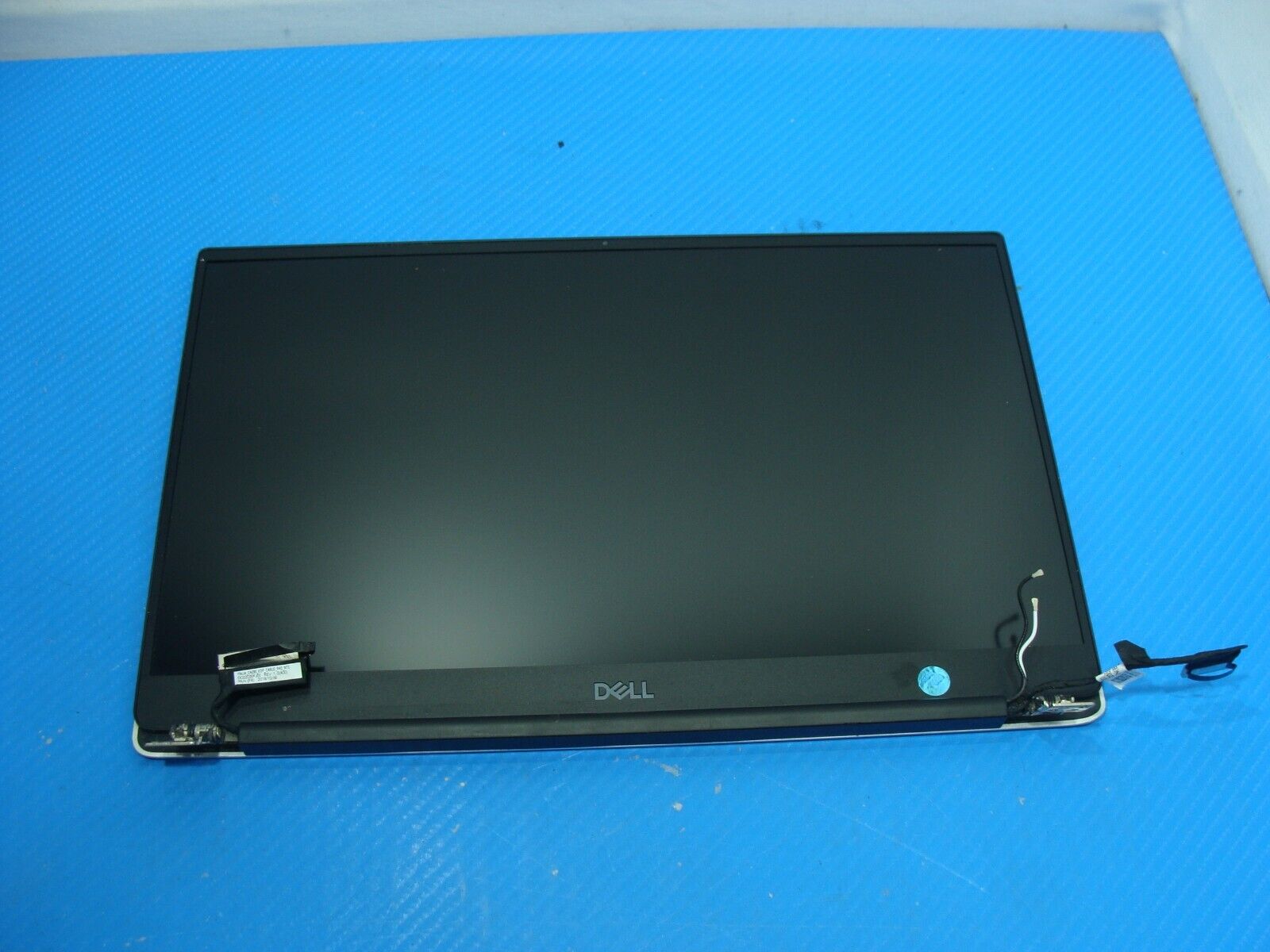 Dell XPS 13 9380 13.3" Genuine Matte FHD LCD Screen Complete Assembly Silver